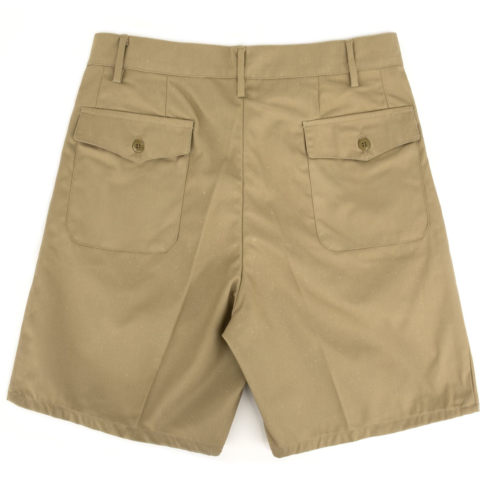 Italian Military Khaki Shorts Zipper Fly