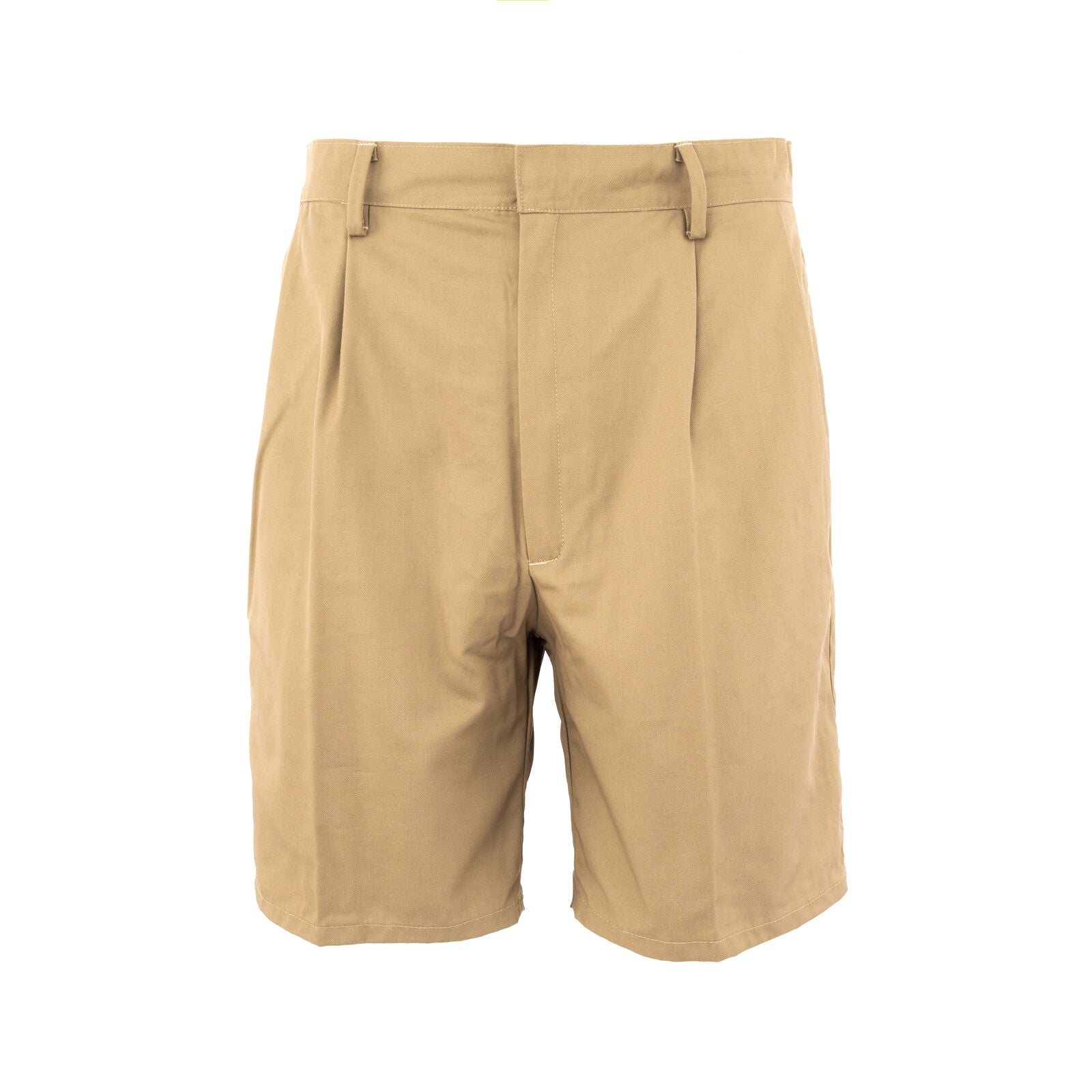 Italian Military Khaki Shorts Zipper Fly