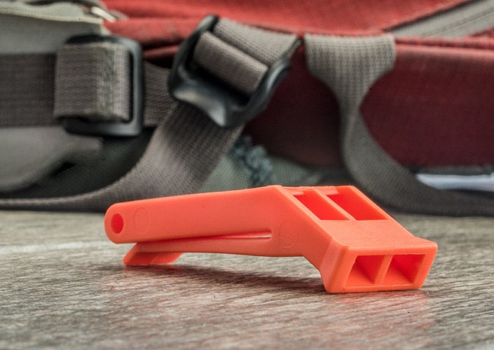 Orange Plastic Floating Whistle