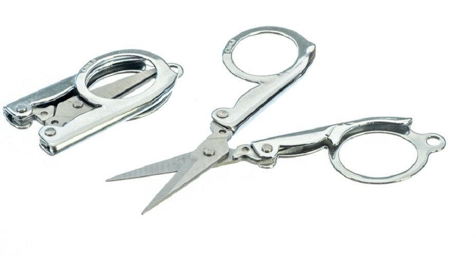 3.5" Folding Scissors Emergency Pocket Travel Stainless Steel Craft First Aid
