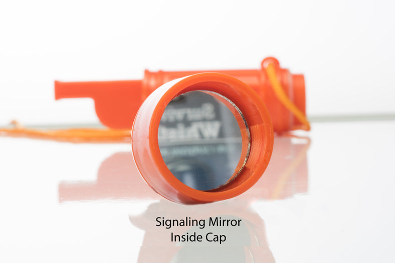 5-IN-1 Orange Survival Whistles