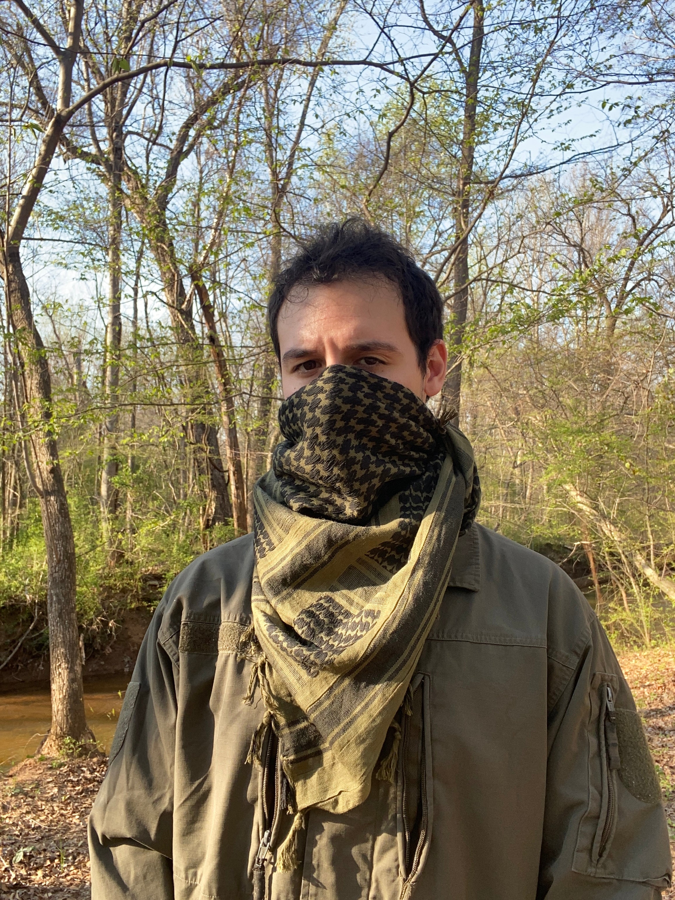 Survival General Lightweight Shemagh-OD Green, Tan and Coyote Brown