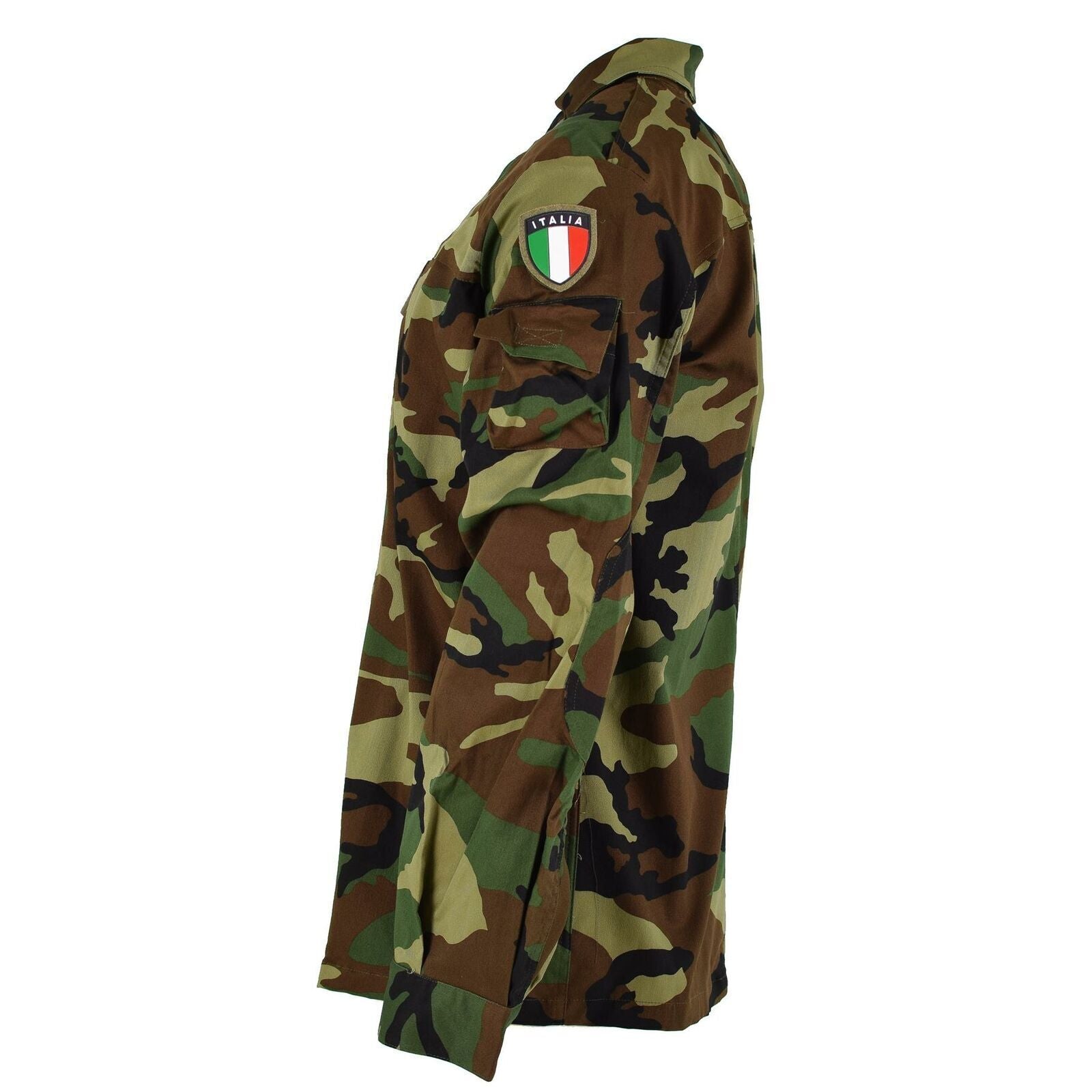 Unissued Italian Woodland Camo Military Shirt