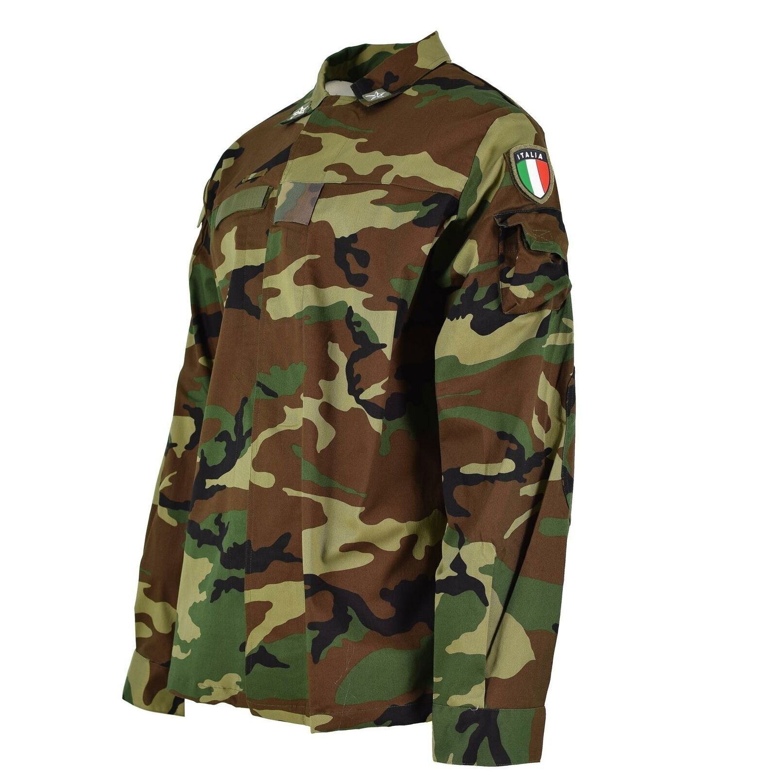 Unissued Italian Woodland Camo Military Shirt