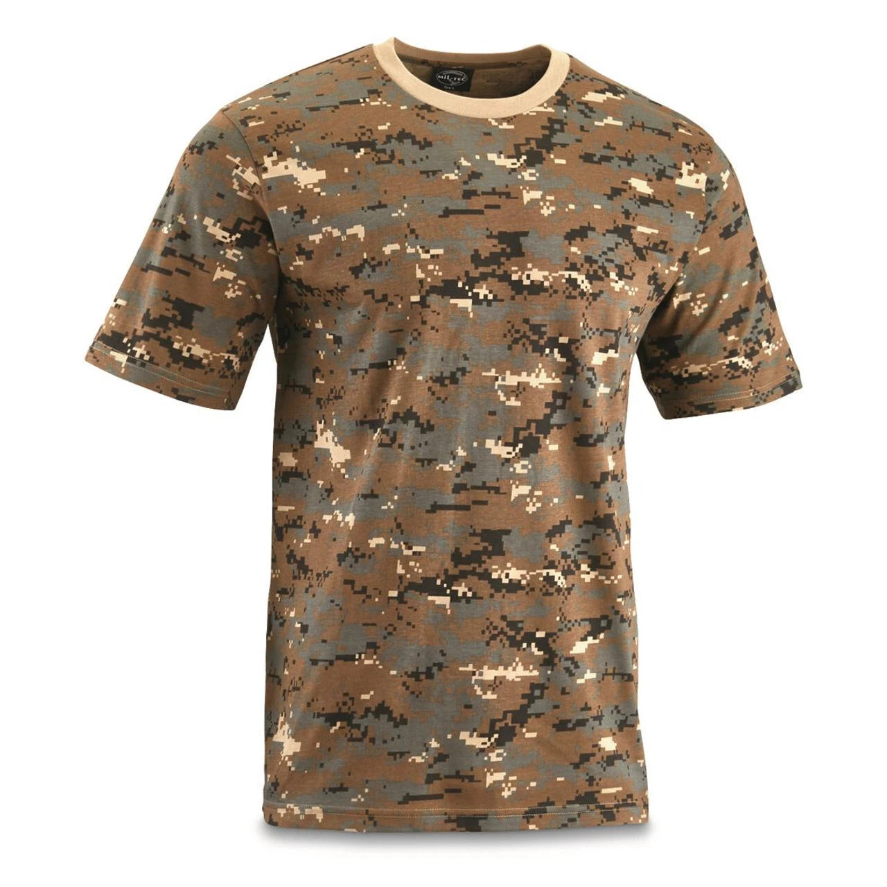 Digital Brown Multi-Camo T-Shirt