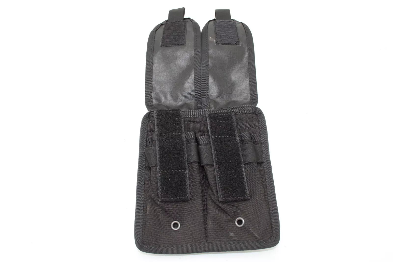 Italian Military Police Double Mag Nylon Pouch Black AR/M4