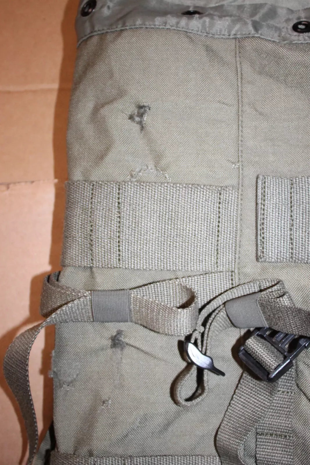 Austrian Military Alpine Backpack- One Working Shoulder Strap No Lid