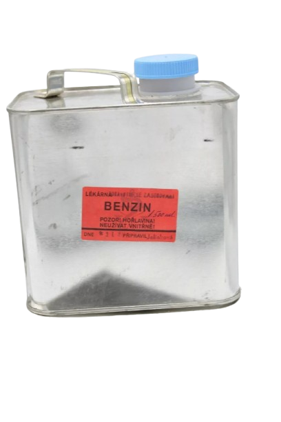 Vintage Surplus Fuel Can 2 Liter Stainless Steel