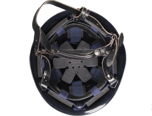 French Military Paratrooper Helmet Blue Gendarmerie