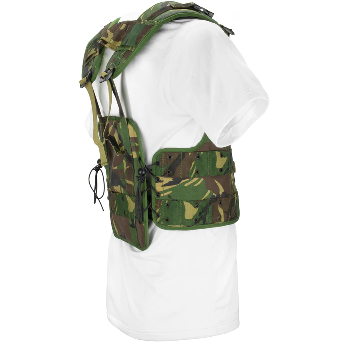Tactical Load Bearing Vest Chest Rig Dutch Army Camo Woodland M93 Military DPM