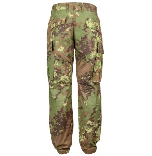 Genuine Italian Army Rip Stop Vegetato Camo ACU Pants Combat Field Trousers Med