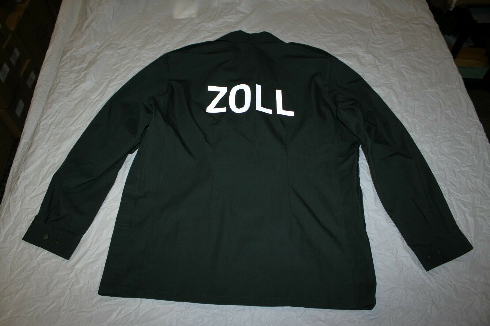 German Military Firmen NR 524 Button Zipper Shirt ZOLL Officer Green Euro 50