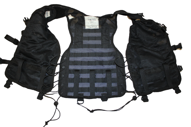 German Military Tactical Vest Molle Modular Gear Defense Combat Assault Black EU