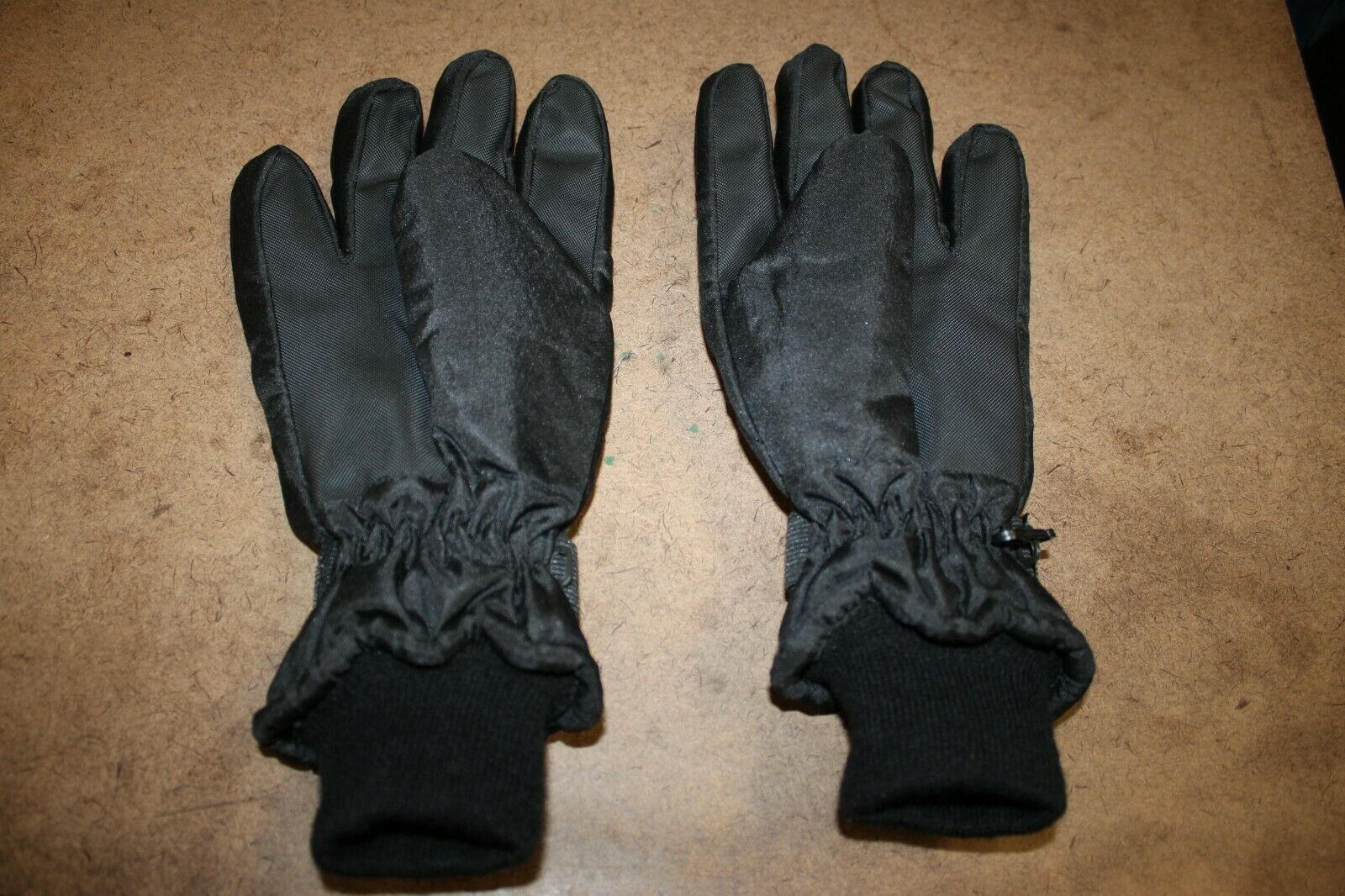 Firm Grip Winter Tough Multi Purpose Work Gloves Black Blue Size Medium Warm