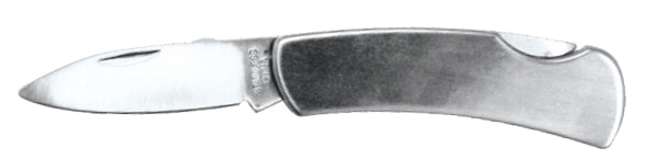 2-7/8" Stainless Steel Body Pocket Knife with Lock Back