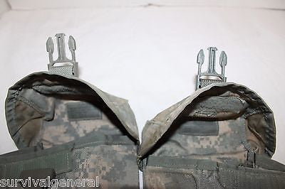 (2) Army IFAK Pouch Improved First Aid Kit Medical Pouch ACU Camo Military Molle
