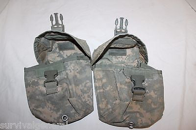 (2) Army IFAK Pouch Improved First Aid Kit Medical Pouch ACU Camo Military Molle