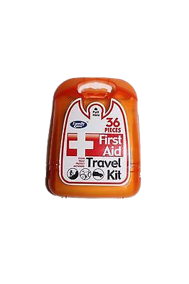 36 pc Emergency Plastic Case First Aid Kit