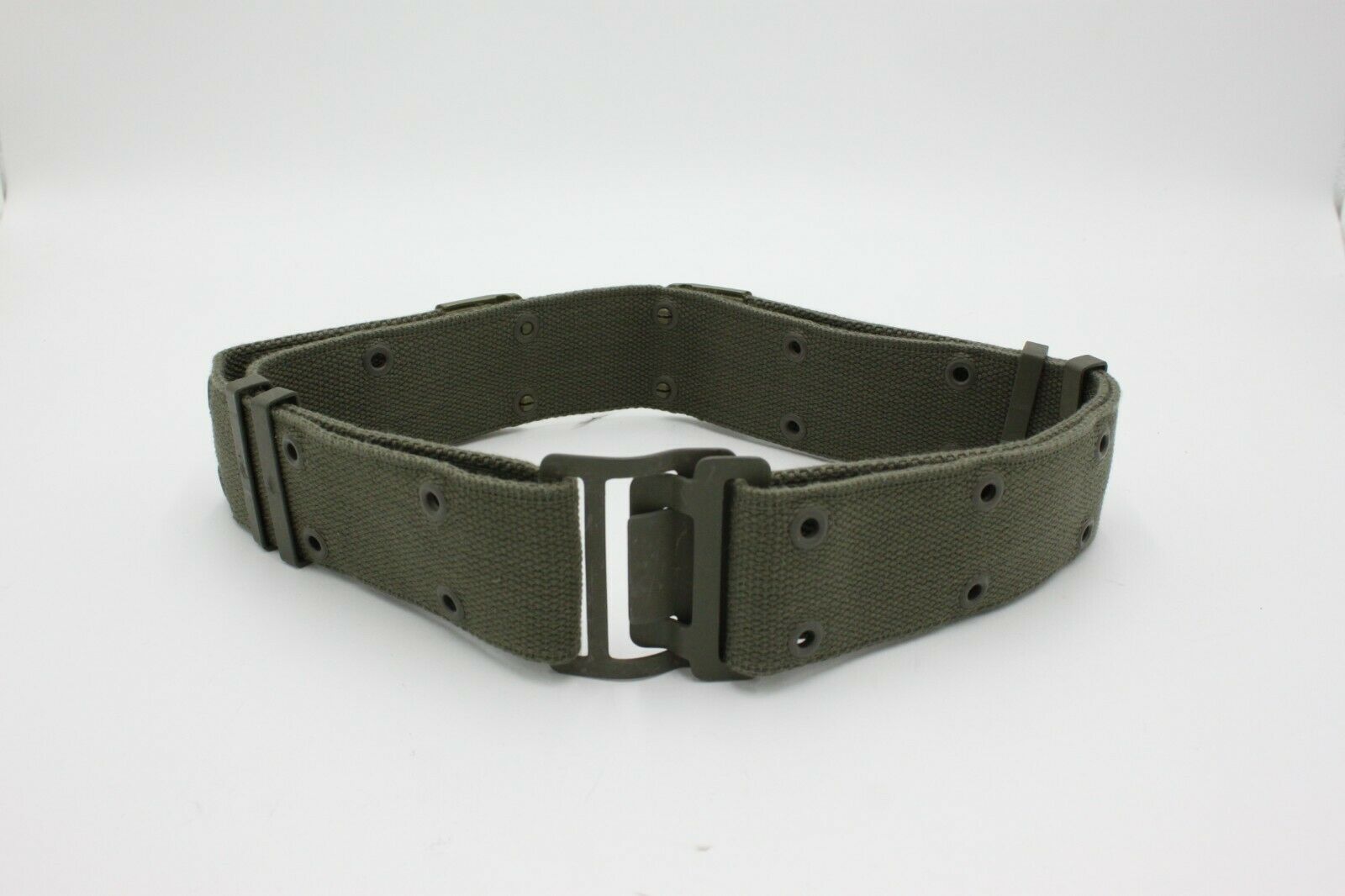 French Army Web Gear Belt Combat Field Famas Old Stock Military OD Green NEW