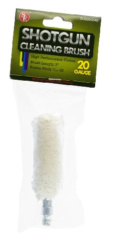 3" Cotton 20 Gauge Shotgun Cleaning Brush