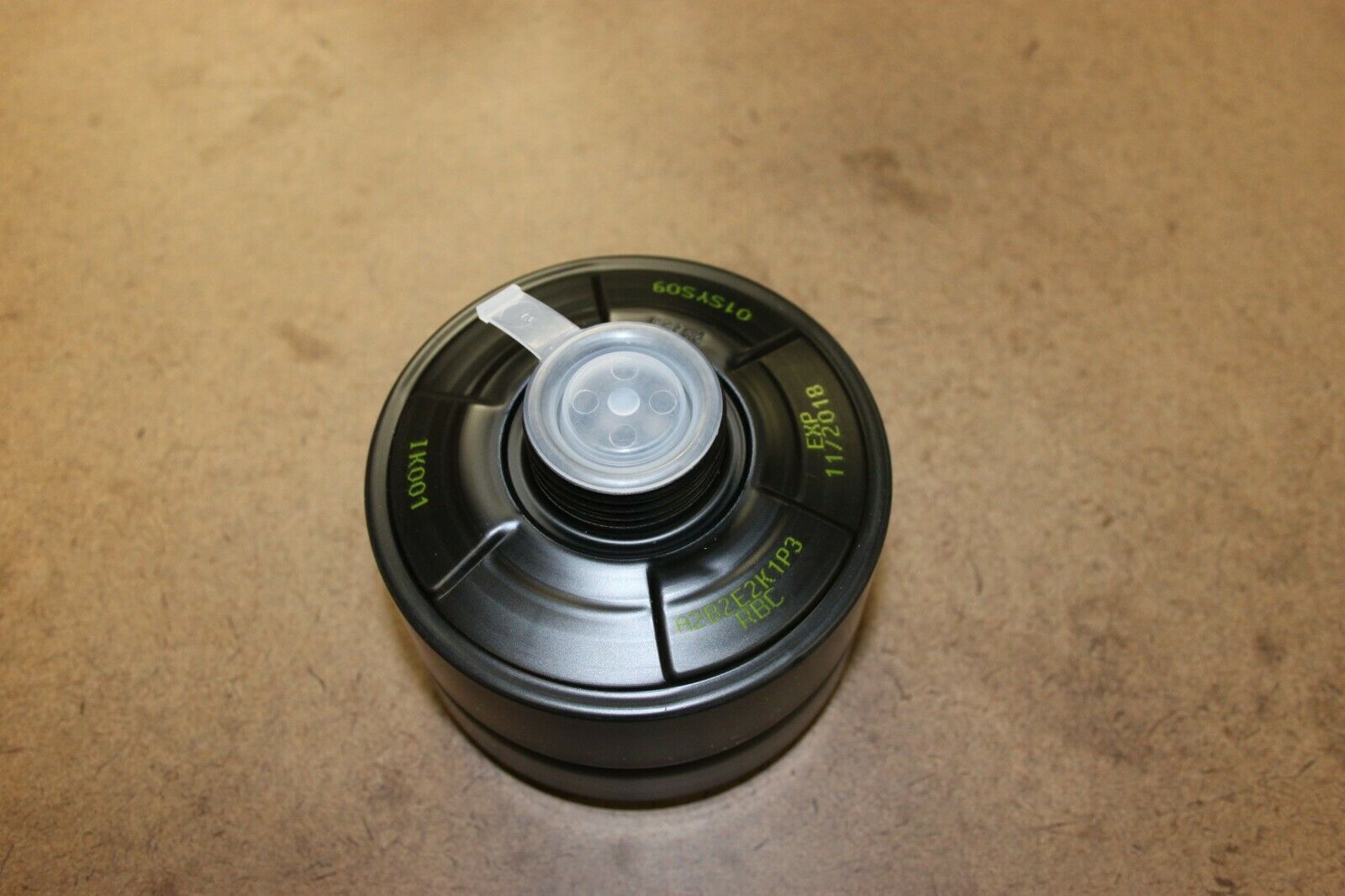 Large Military Gas Mask Black Filter 40mm NATO fits Israeli MP5 Canister NEW