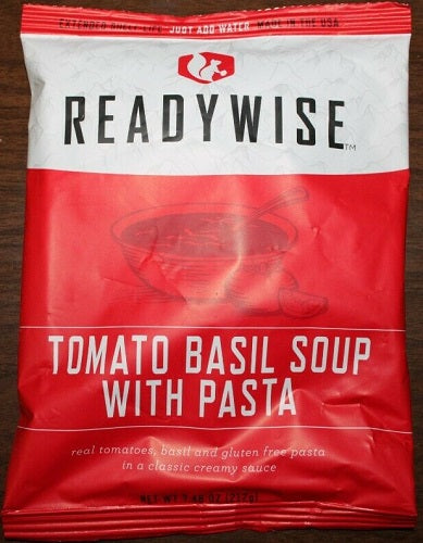 ReadyWise Tomato Basil Soup w/ Pasta Freeze-Dried Food