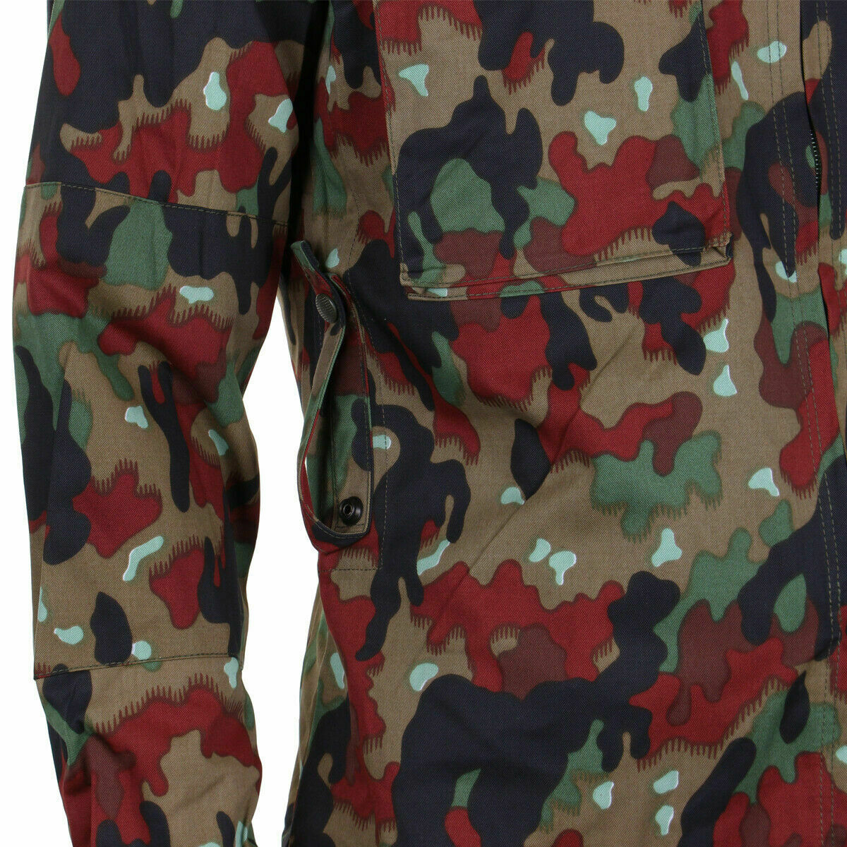 Authentic Swiss Army M83 Alpenflage Military Surplus Field Jacket Shirt Large (M83L)