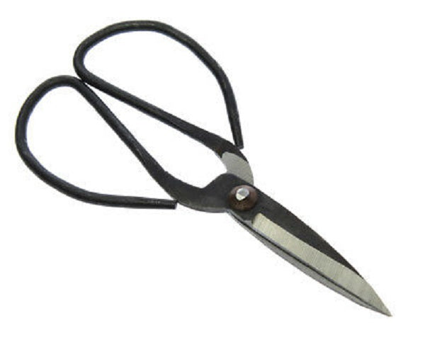 8" Famous Chinese Scissors Hardened Alloy Steel Black Finish Heavy Duty Survival