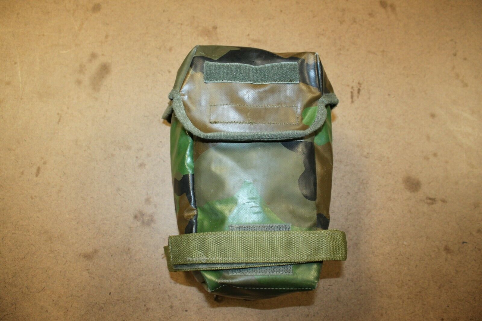 Authentic Military Polish Army Pack Gas Mask Bag Tool Camera Sack Camo Pouch