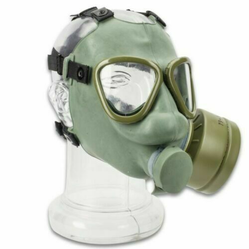 Serbian Military M1 Gas Mask Full Face Adult NBC with 60MM Filter