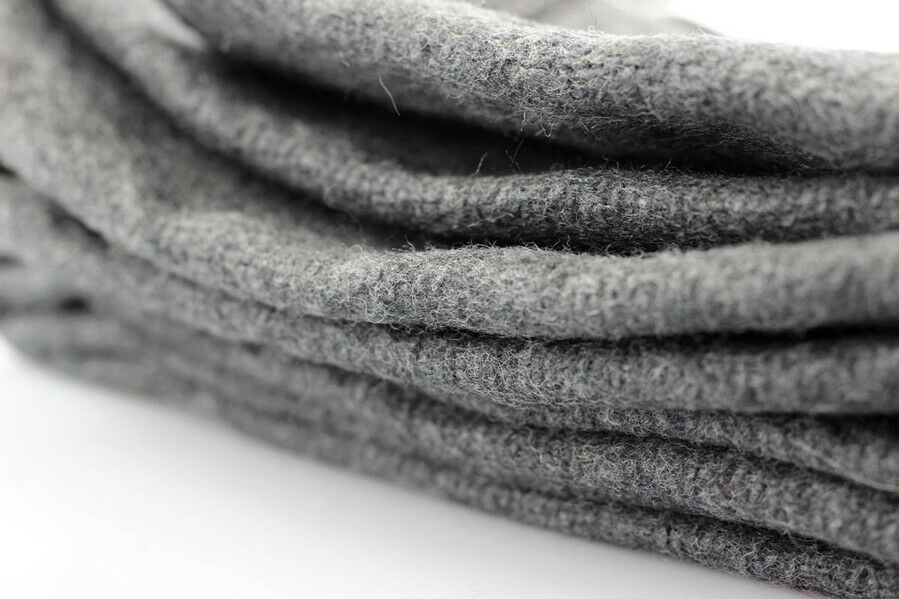 Military Style 2 lb. Gray Wool Blend Blanket