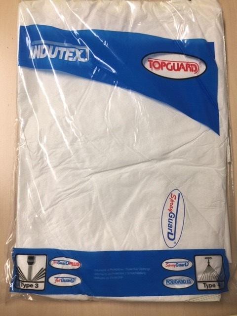 Italian White Indutex Work Coat NBC Protection