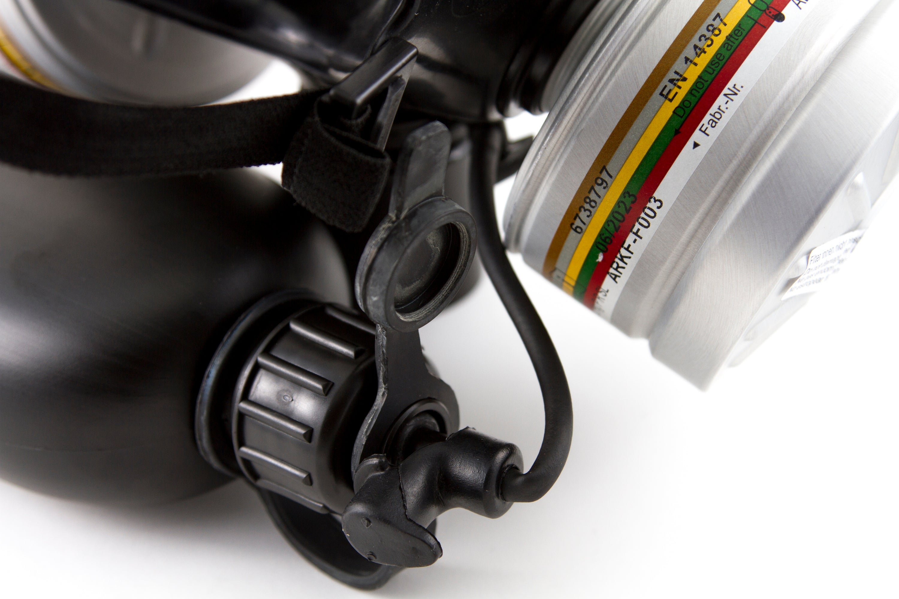 MIRA Safety CM-6M Tactical Gas Mask w/ Canteen - Full-Face Respirator for CBRN Defense