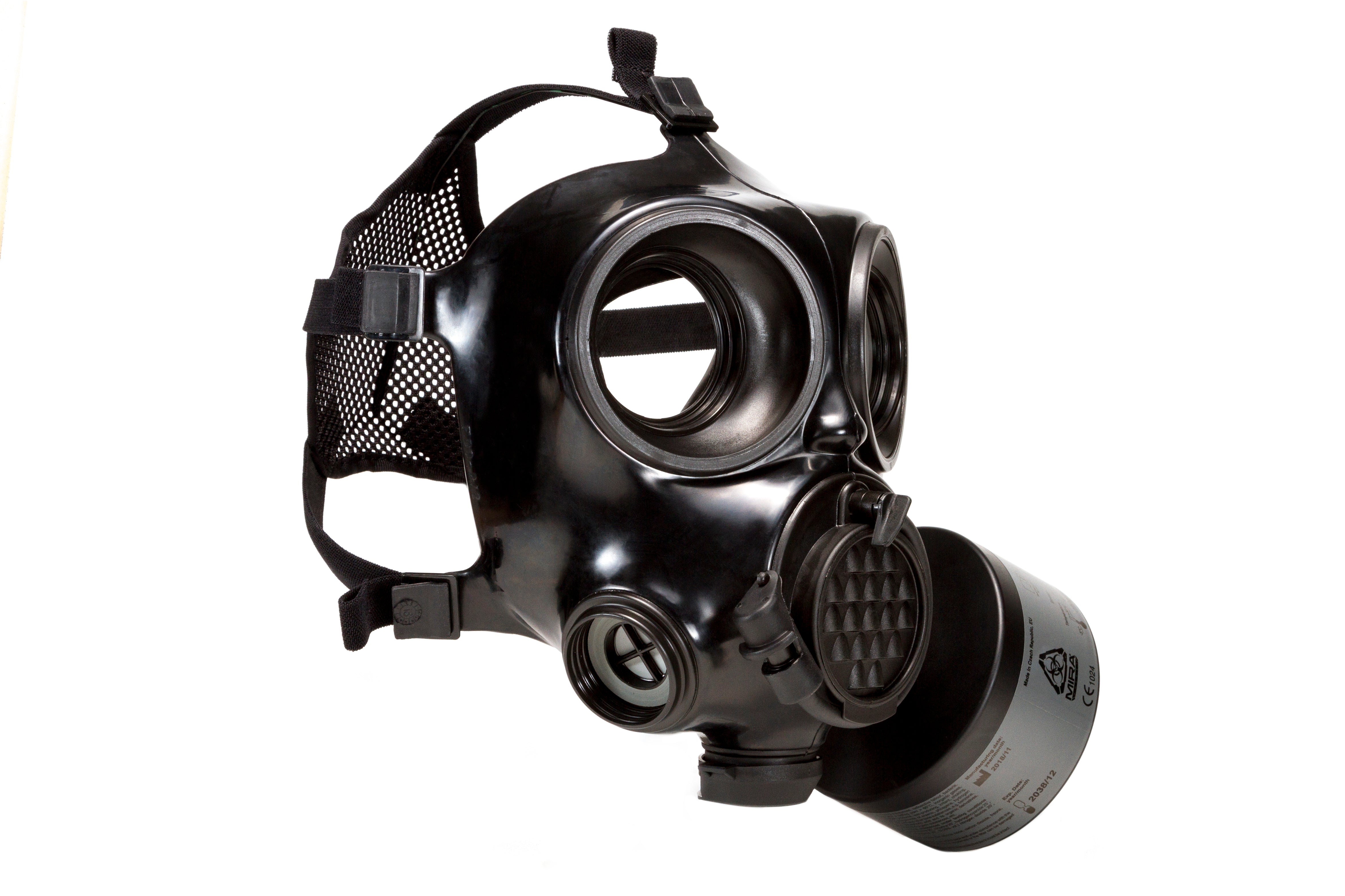 MIRA Safety CM-7M Military Gas Mask w/ Canteen - CBRN Protection Military Special Forces, Police Squads, and Rescue Teams