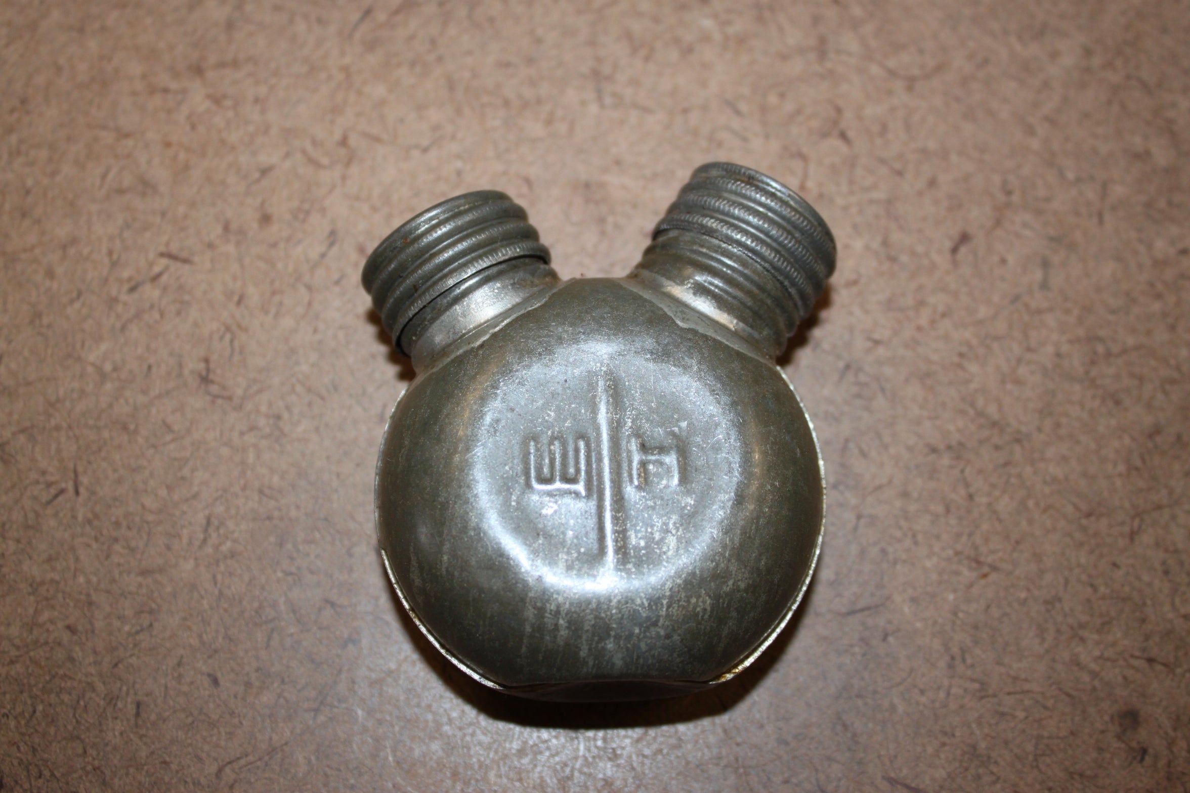 USED USSR Soviet Army Mosin Nagant Double Compartment Oiler Dual 2 Cells Bottle Can Holder for Rifle Cleaning