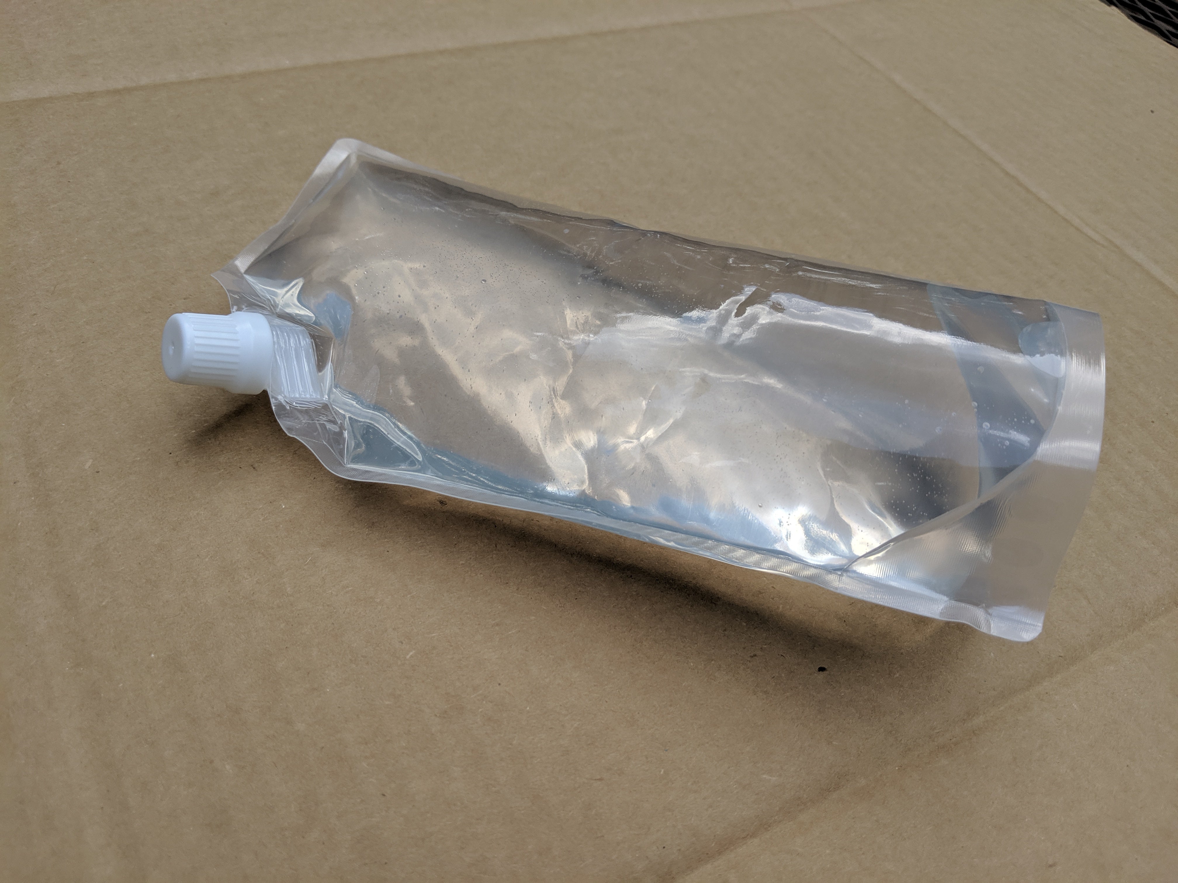 CLOSEOUT Emergency Collapsible Water Flask Bag 1/2 Liter