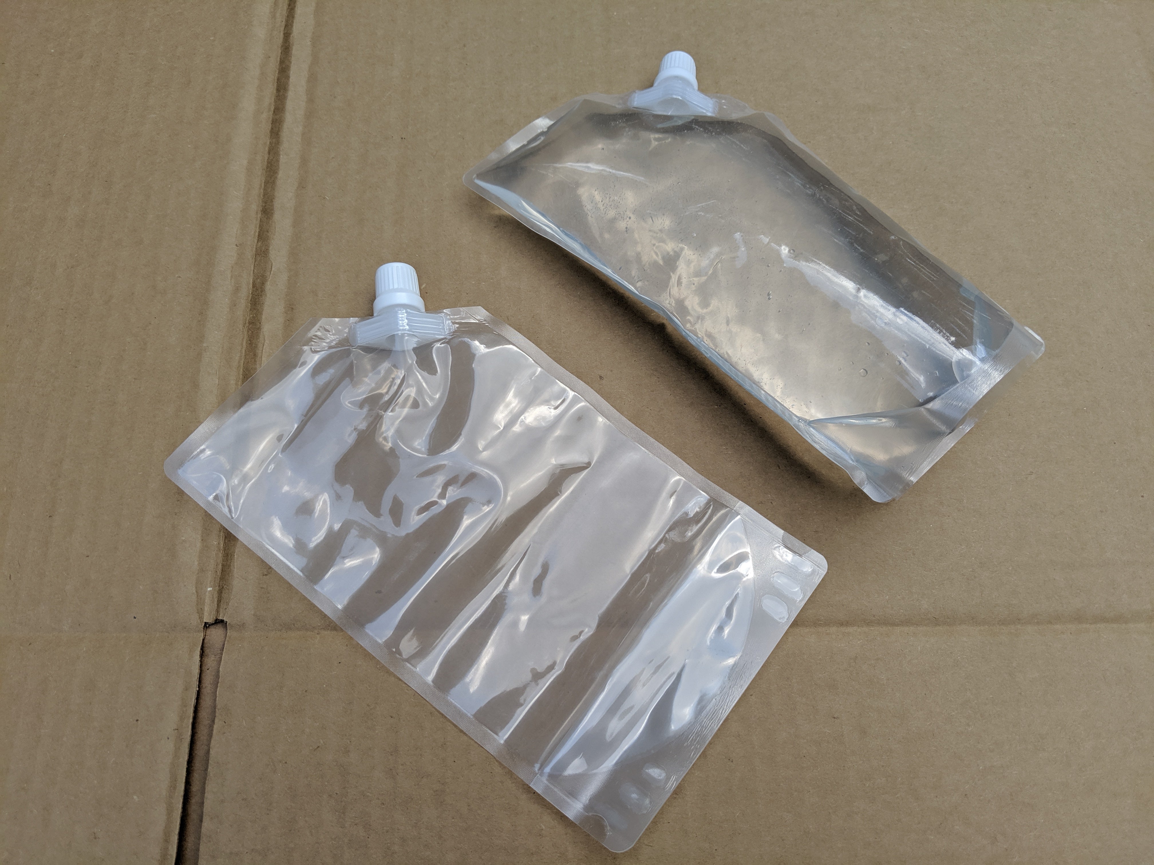 CLOSEOUT Emergency Collapsible Water Flask Bag 1/2 Liter