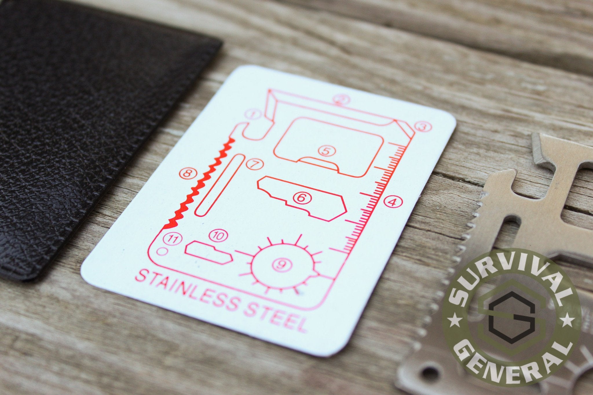 11 In 1 Pocket Stainless Steel Survival Tool