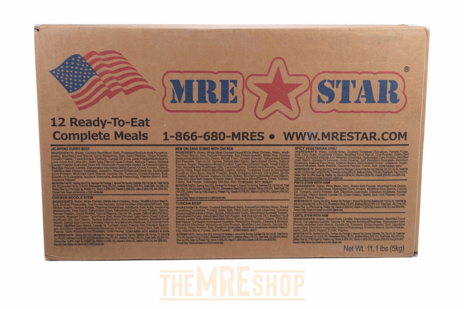 US Military MRE Meal Ready to Eat 12 Meals Fresh Dates Emergency Food Survival