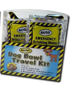 Survival General Dog Travel Bowl Emergency Kit Food and Water