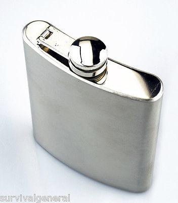 8oz Stainless Steel Hip Flask.