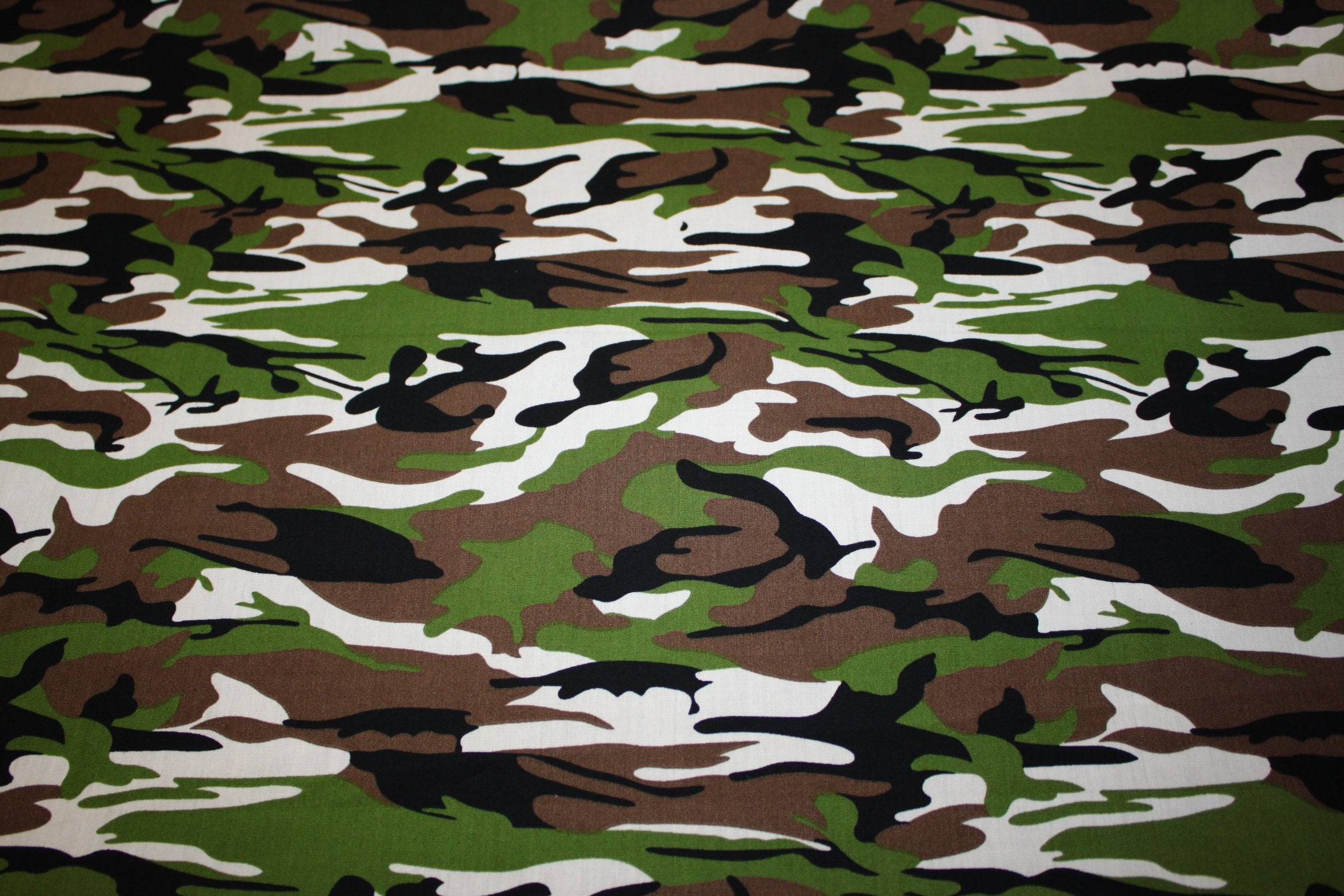 Survival General_Camo Green Cotton Material sold by the yard