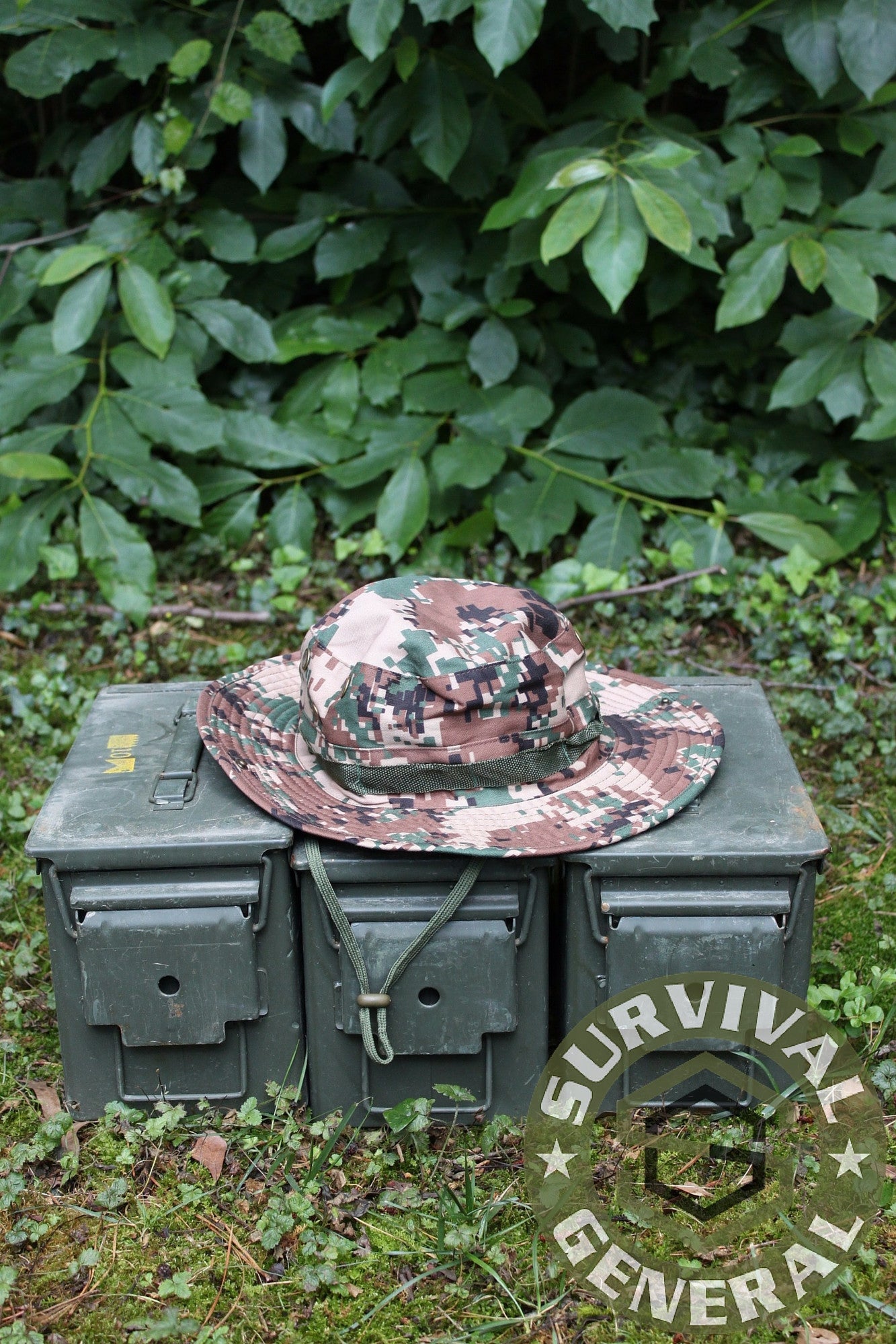 Tan Digital Boonie Hat - Large
