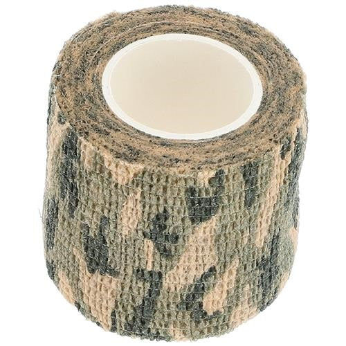 2" x 5 yd. Woodland Camo Cohesive Wrap