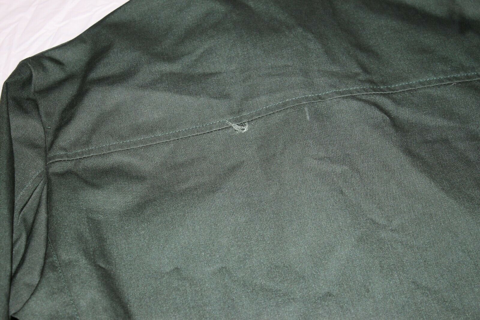 German Military Firmen NR 517 Button Zipper Shirt Ranger Officer Green Euro Top