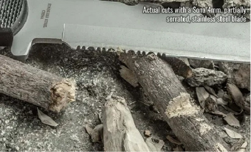 11" Boot Fixed Spear Blade Full Tang w/Whistle and Orange Paracord Wrapped Handle