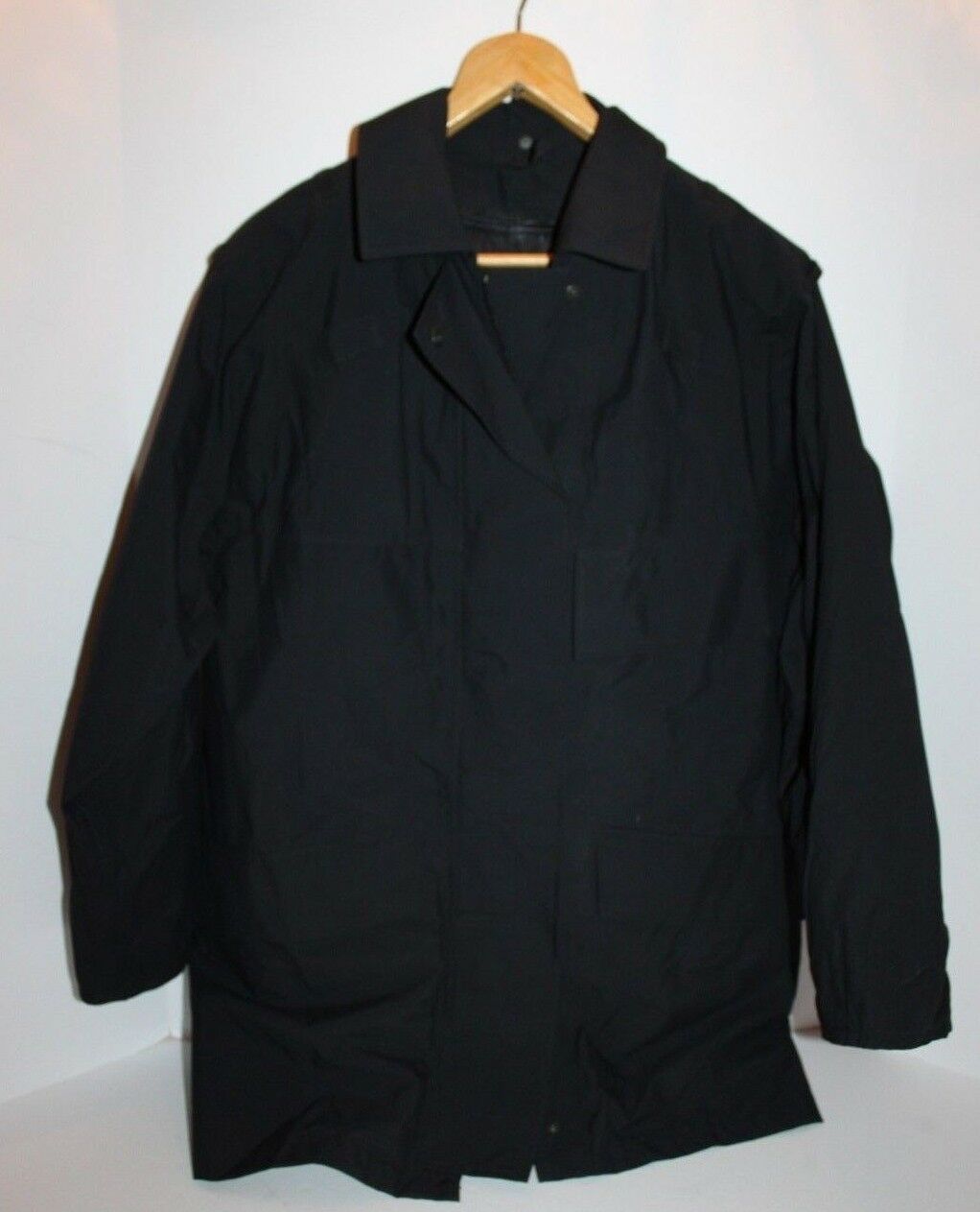 UK Police Black Lined Rain Jacket Gortex Waterproof Coat Men's X-Small Ladies