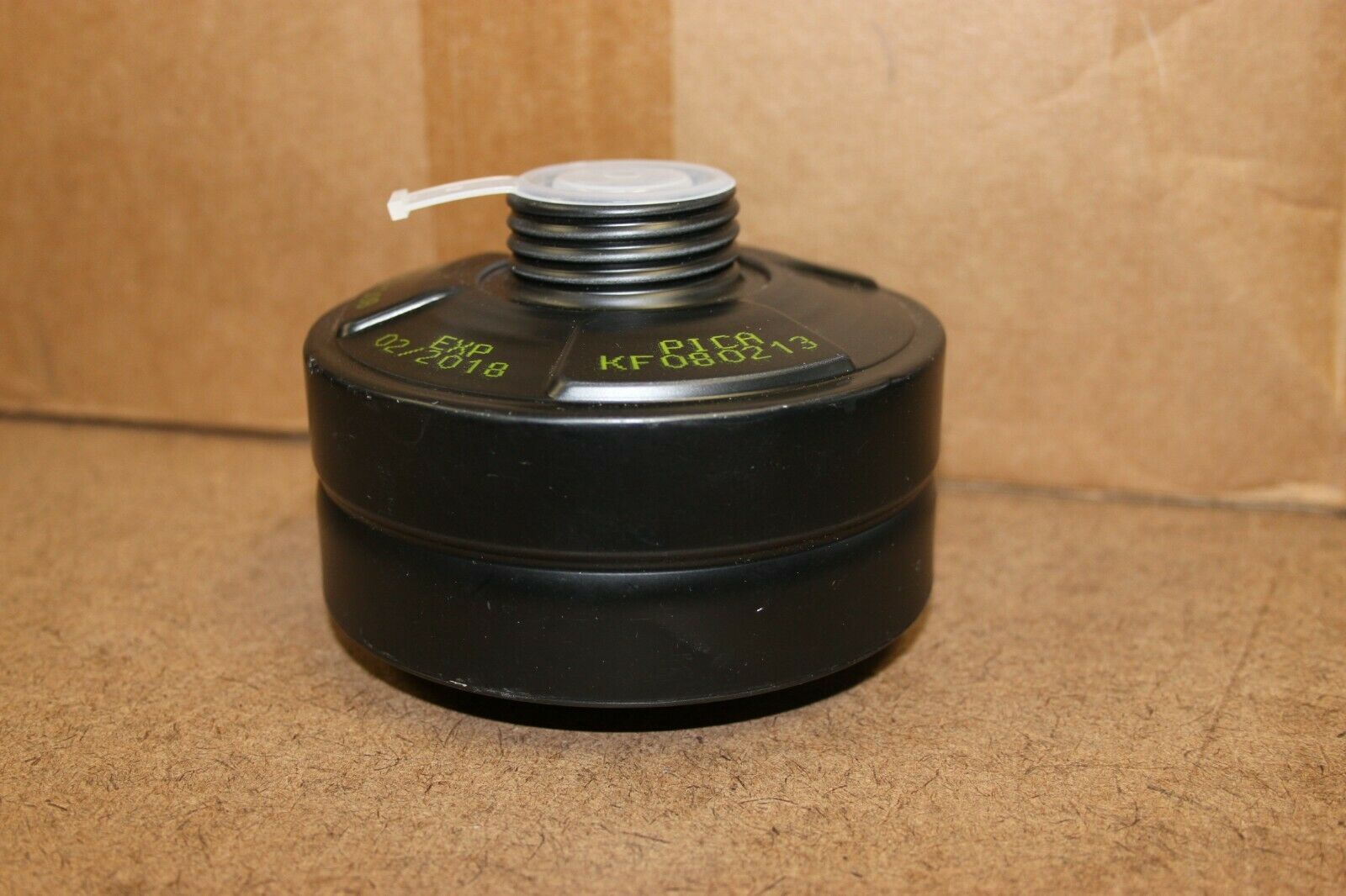 Military Gas Mask Black Filter 40mm Threaded NATO fits Israeli MP5 Canister NEW