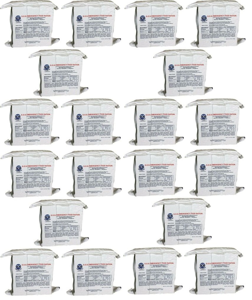 SOS Emergency 3 Day Ration Food Bars 3600 Calorie