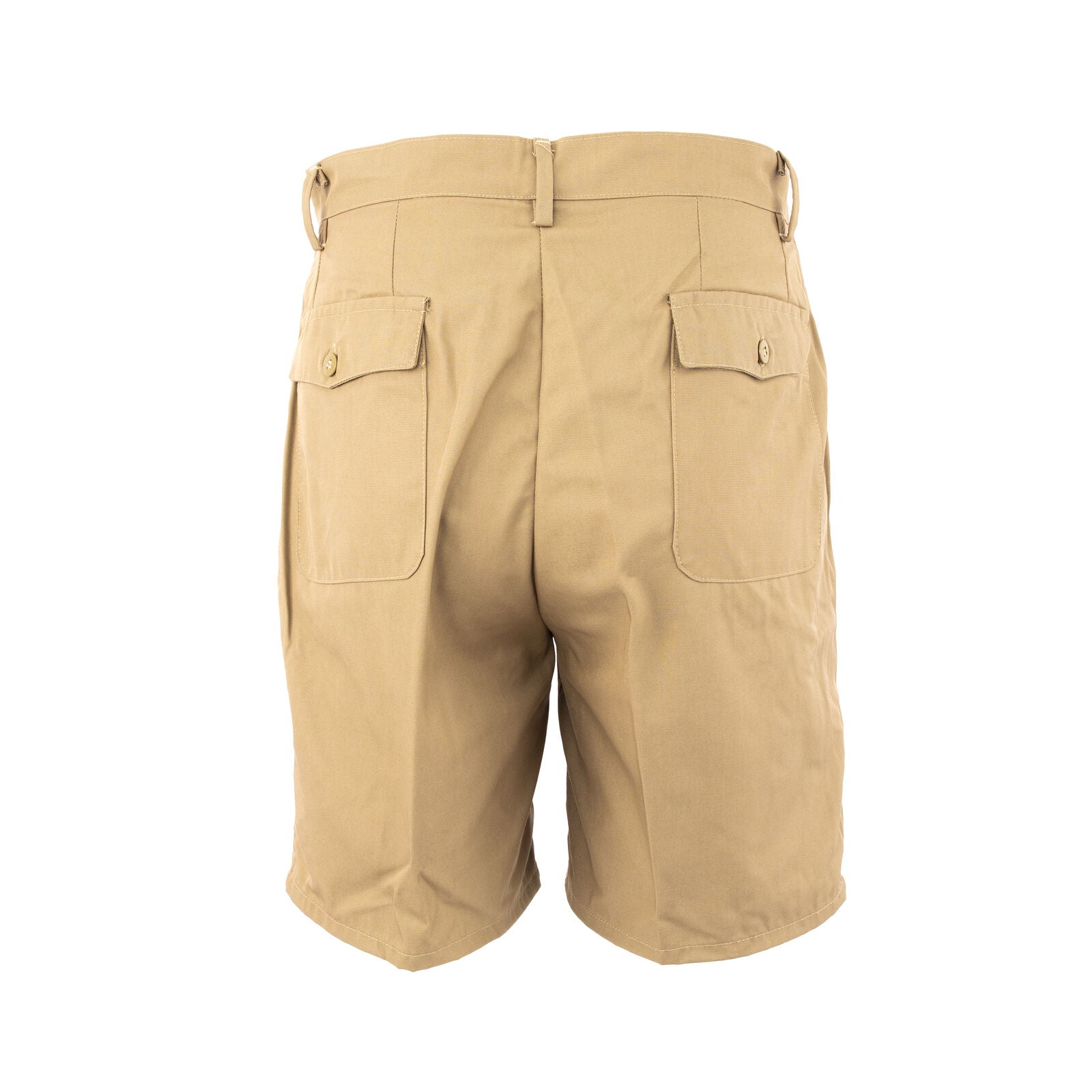 Italian Military Khaki Shorts Zipper Fly